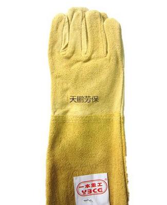 一本重工长皮电焊手套 耐高温防护，保障焊接作业安全
